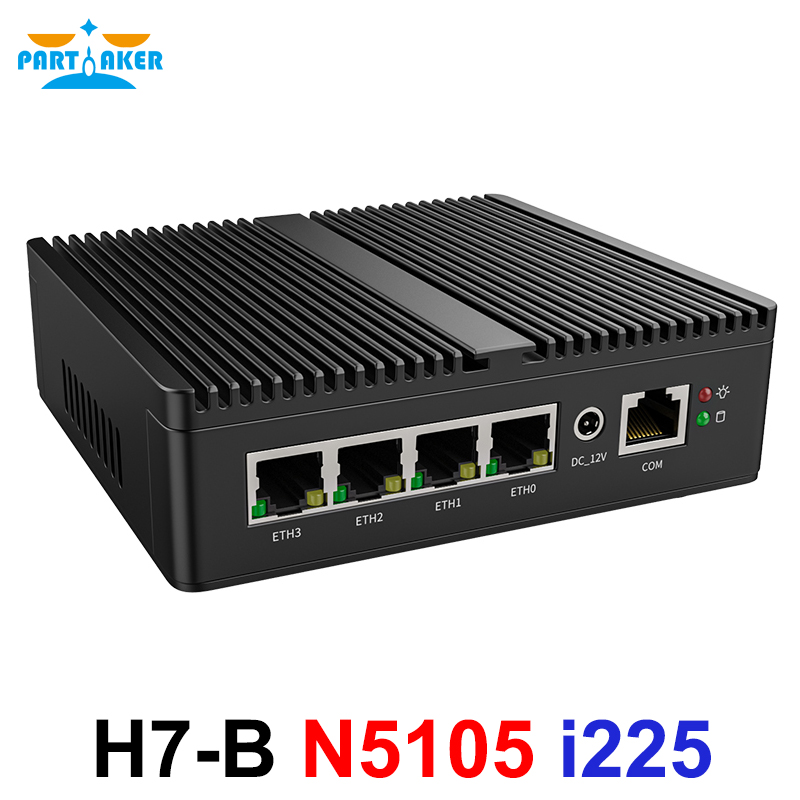 Partaker Mini PC N5105 N150 J4 - Pfsense Firewall Router 2.5G 4 I226 评论和价格