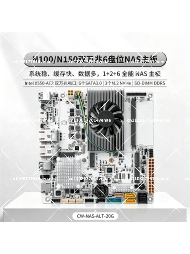 NAS Motherboard 8-Bay with N10 - Nas Motherboard 8 Sata Mini Itx 评论和价格