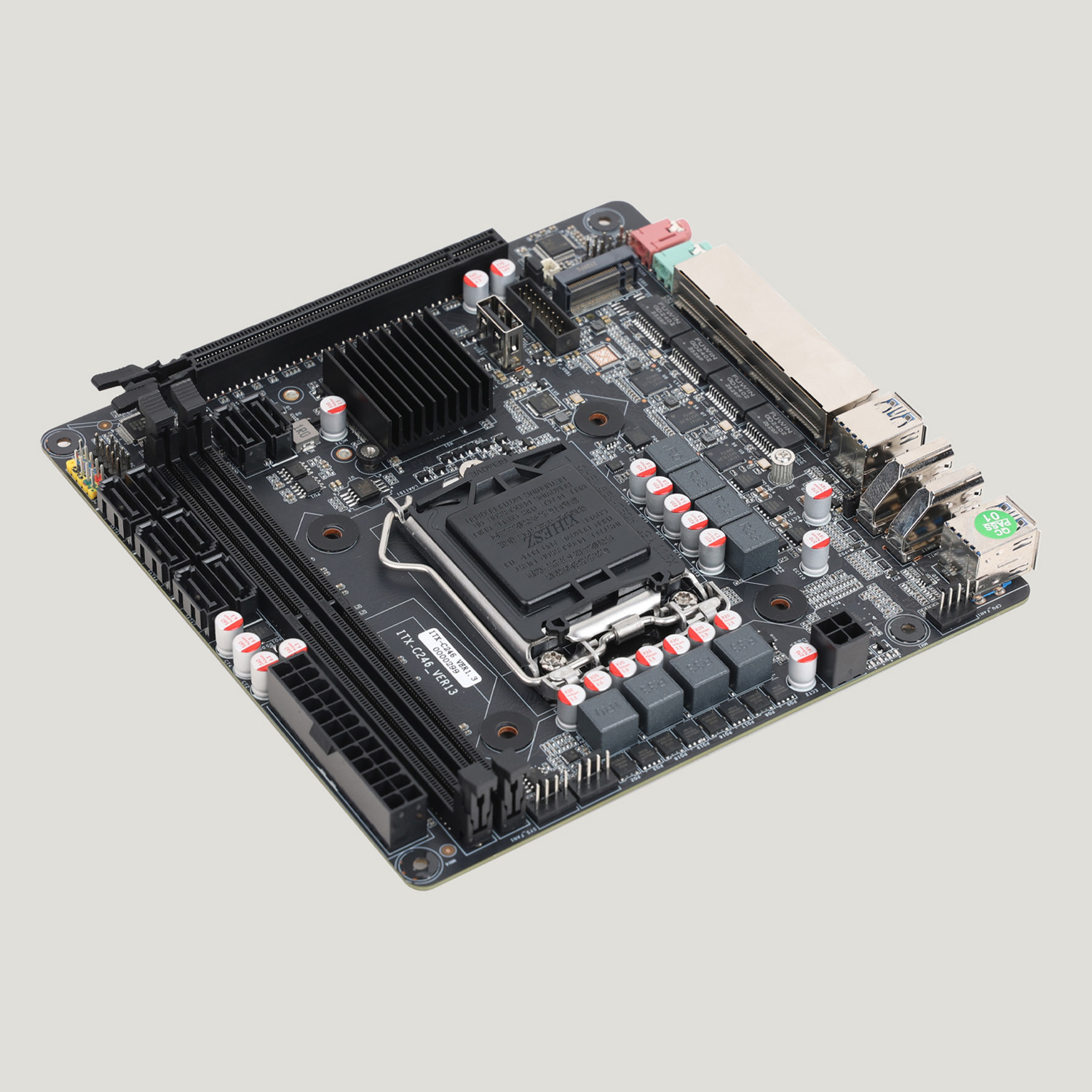 C246 Mini-ITX Motherboard 8 Ba - Nas Motherboard 8 Sata Mini Itx 评论和价格