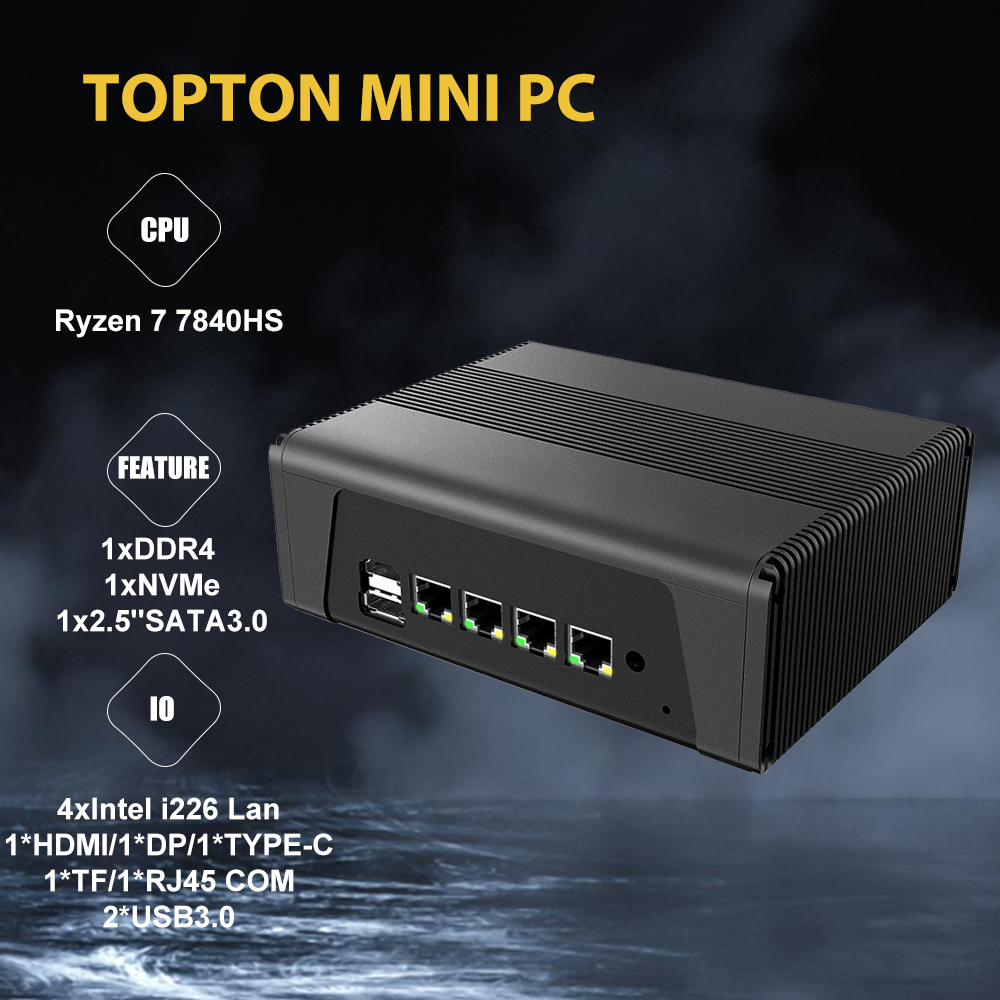 Super Deal Mini Soft Router AM - Amd Ryzen 7 7840Hs Mini Pc 评论和价格