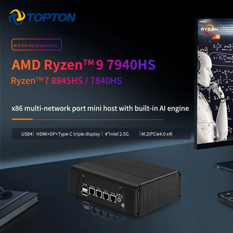 Super Deal Mini Soft Router AM - Amd Ryzen 7 7840Hs Mini Pc 评论和价格