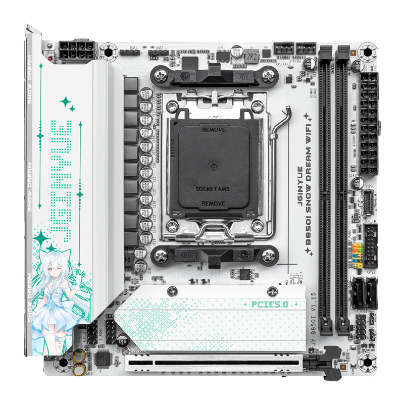 JGINYUE B850i Snow Dream WiFi  - Nas Motherboard 8 Sata Mini Itx 评论和价格