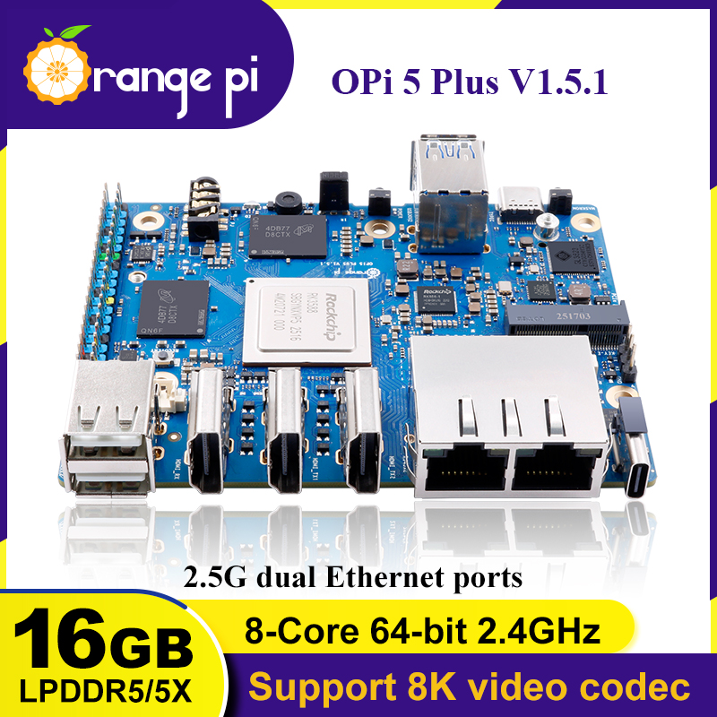 VivaChip TechOrangePi 5 Plus 1 - Orange Pi 5 Plus 16Gb 评论和价格