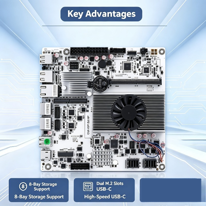 Mini ITX NAS Motherboard with  - Nas Motherboard 8 Sata Mini Itx 评论和价格