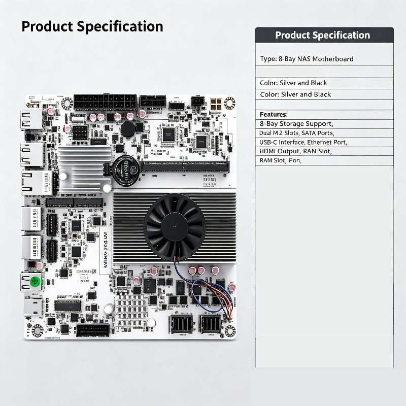 Mini ITX NAS Motherboard with  - Nas Motherboard 8 Sata Mini Itx 评论和价格