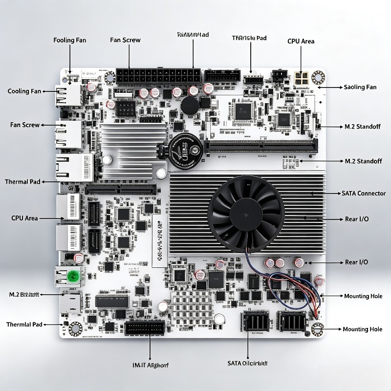 Mini ITX NAS Motherboard with  - Nas Motherboard 8 Sata Mini Itx 评论和价格