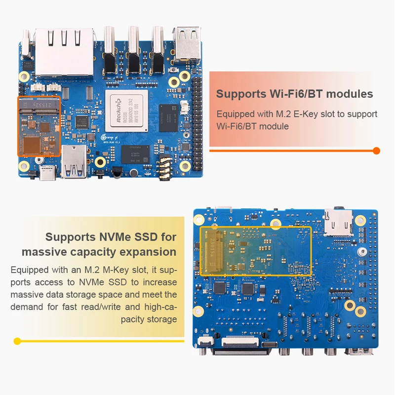 Orange Pi 5 Plus 4 8 16 GB RAM - Orange Pi 5 Plus 16Gb 评论和价格