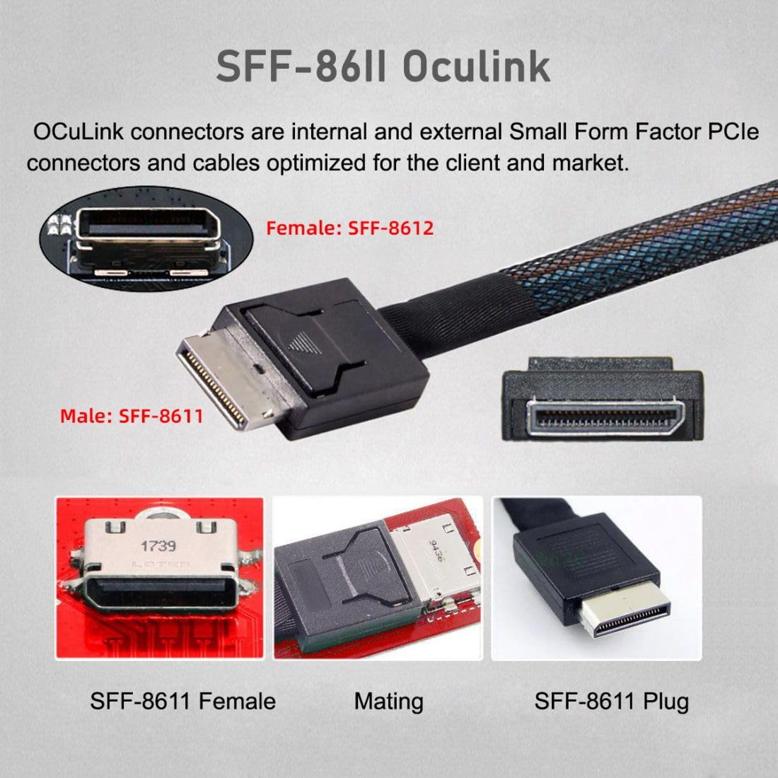JonISerl Oculink Cable PCIe 4. - Oculink Egpu Mini Pc 评论和价格