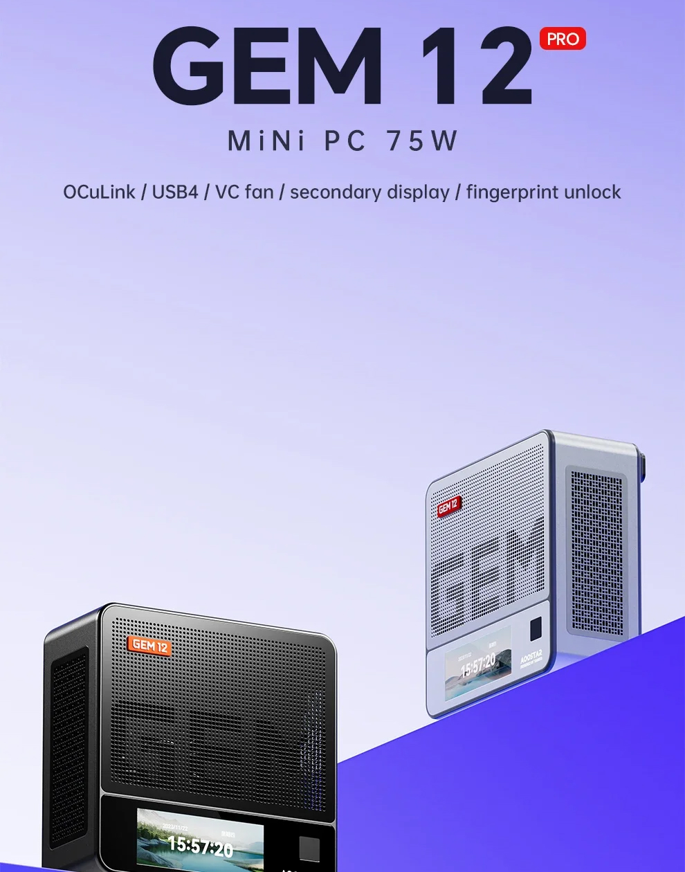 GEM12 Pro AMD Ryzen 7 8845HS G - Amd Ryzen 7 7840Hs Mini Pc 评论和价格