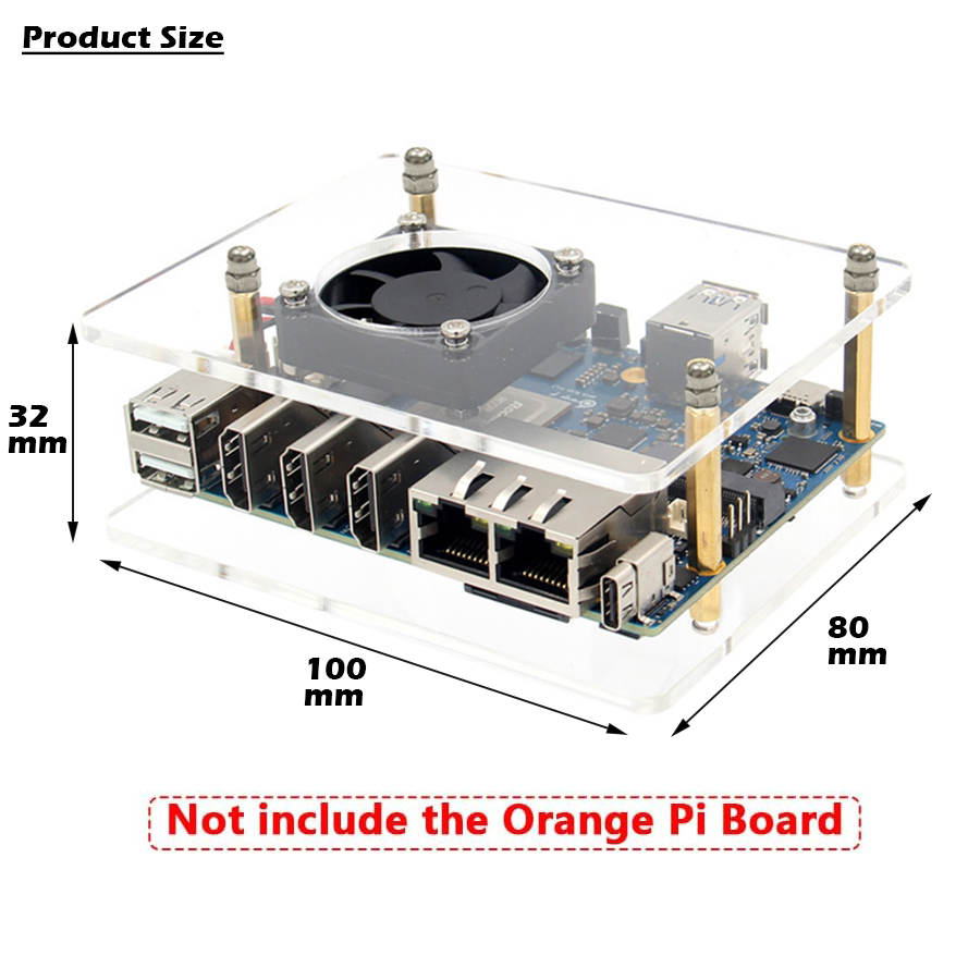 Orange Pi 5 Plus Case with Fan - Orange Pi 5 Plus 16Gb 评论和价格