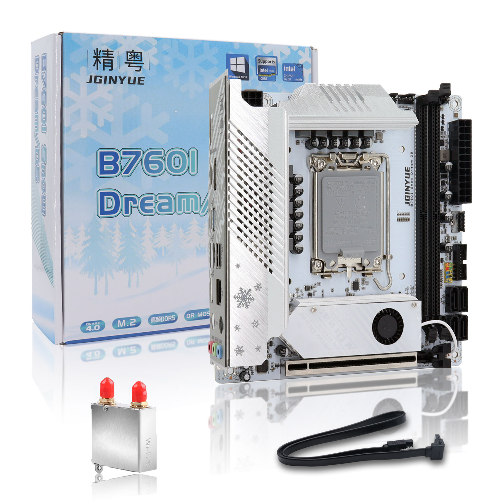 JGINYUE B760 Motherboard Mini  - Lga1700 Itx Motherboard Ddr5 评论和价格