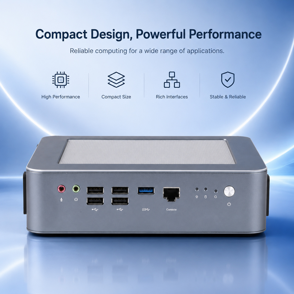 Qotom Q51551ST Mini PC Int el  - Dual Lan 10G Sfp+ Mini Pc 评论和价格