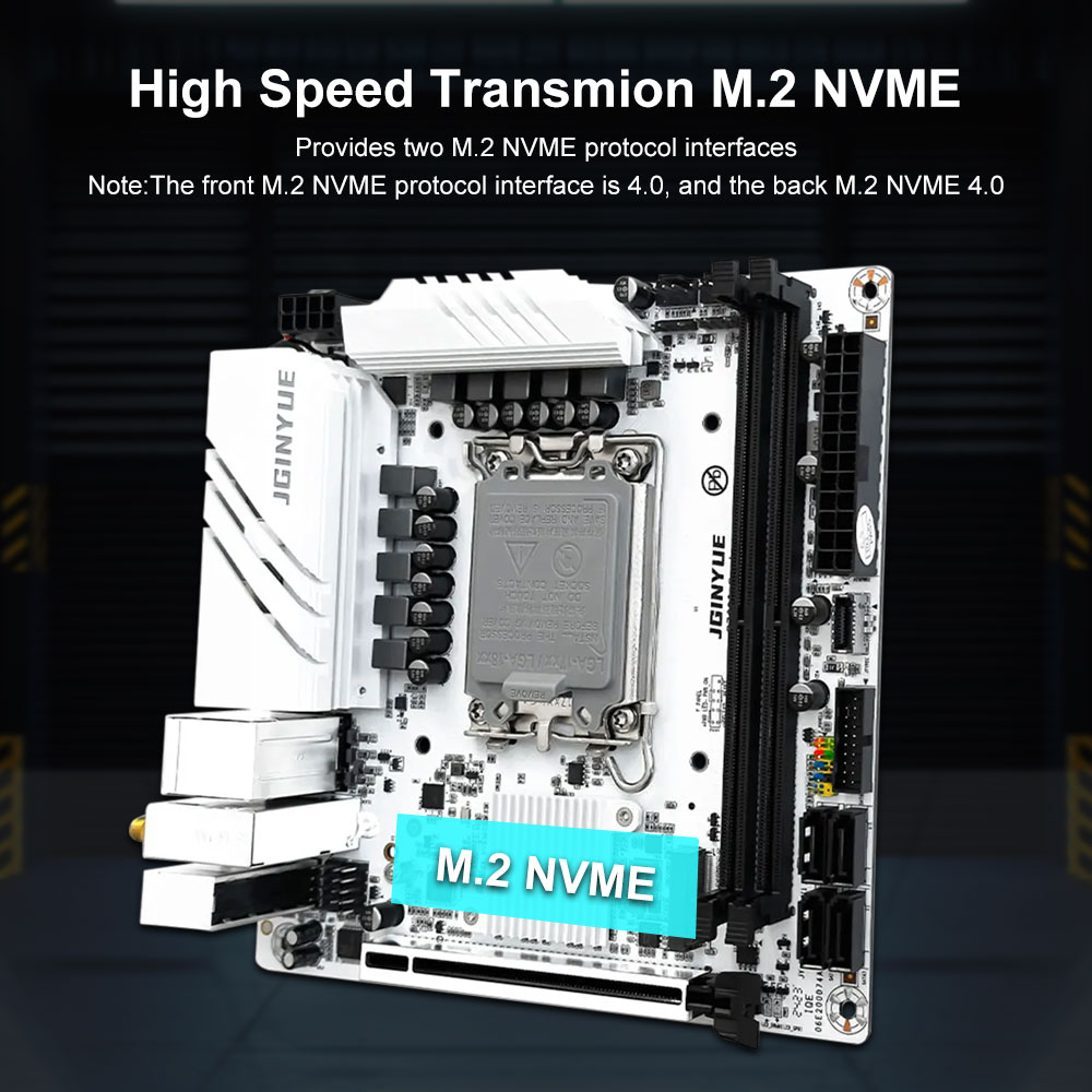 JGINYUE B760 Motherboard LGA 1 - Lga1700 Itx Motherboard Ddr5 评论和价格