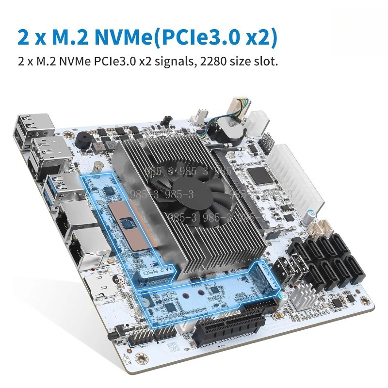 White Mini‑ITX M11 NAS Motherb - Nas Motherboard 8 Sata Mini Itx 评论和价格