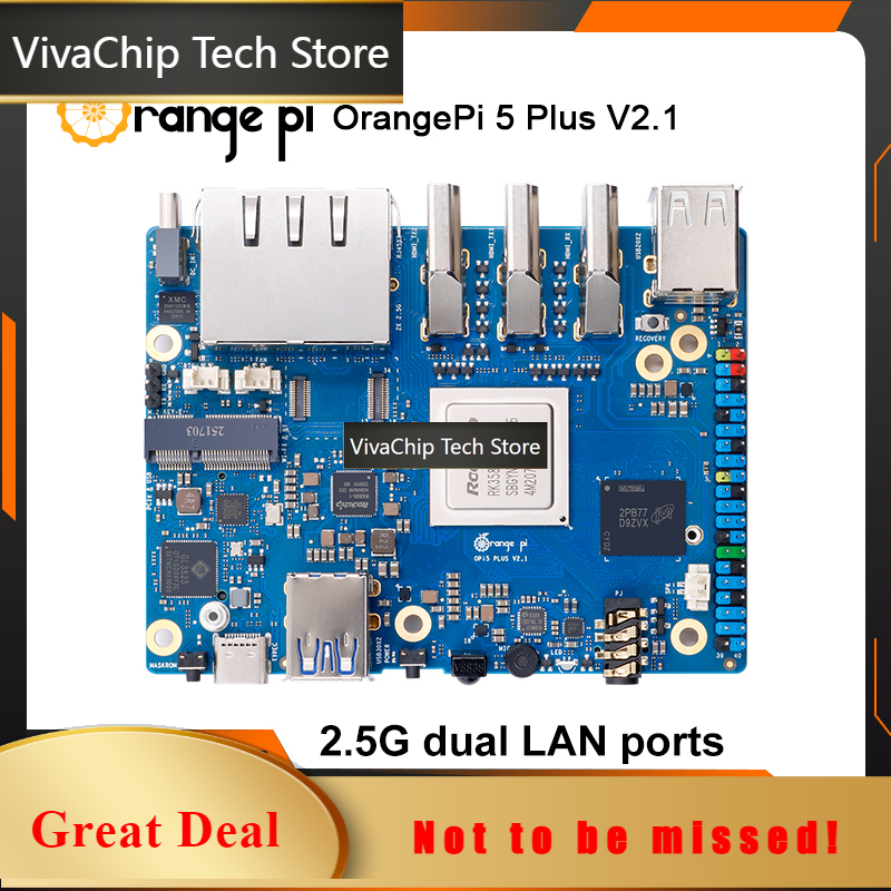 VivaCTOrange Pi 5 Plus V2.1 Ve - Orange Pi 5 Plus 16Gb 评论和价格