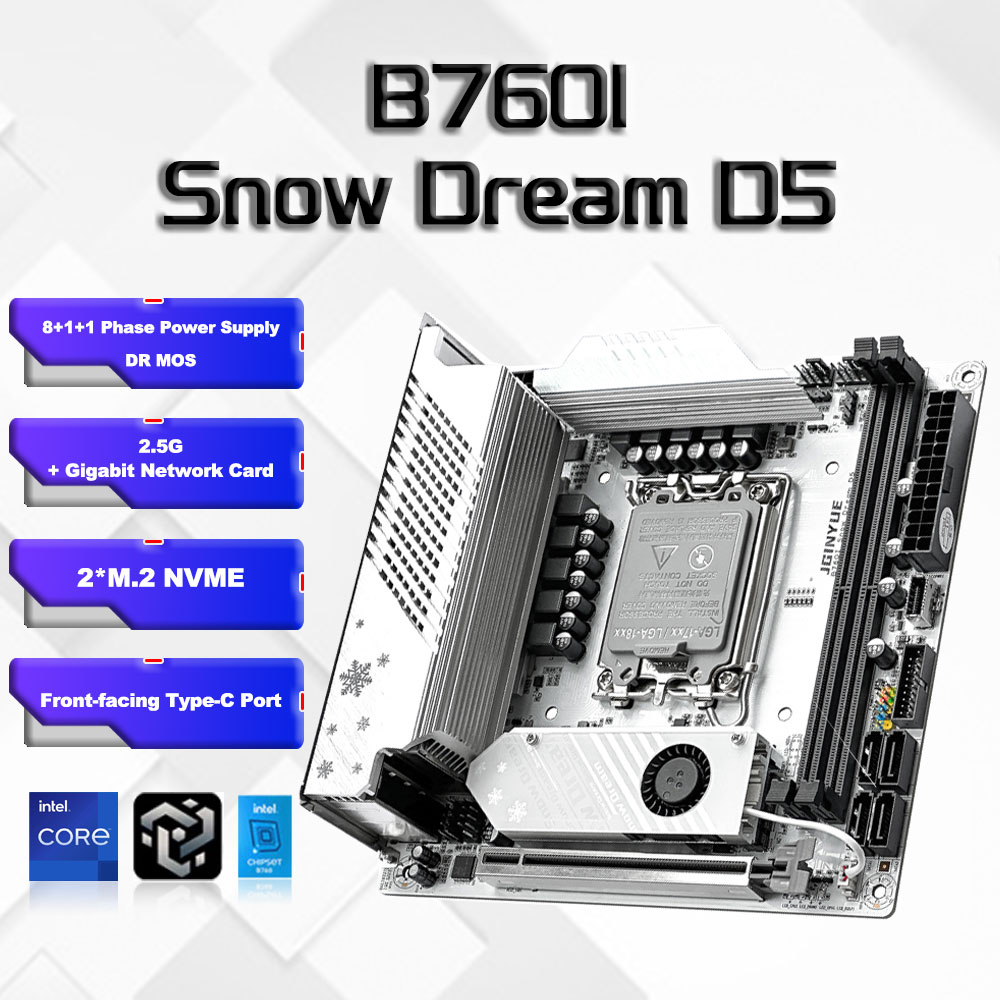 B760i ARGB WIFI DDR5 Motherboa - Lga1700 Itx Motherboard Ddr5 评论和价格
