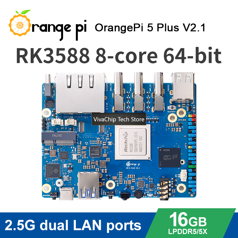 VivaCTOrange Pi 5 Plus Mini PC - Orange Pi 5 Plus 16Gb 评论和价格